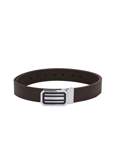 

Pacific Gold Men Brown Solid Leather Belt