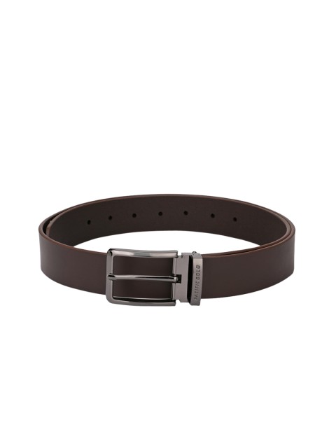

Pacific Gold Men Brown Solid Belt