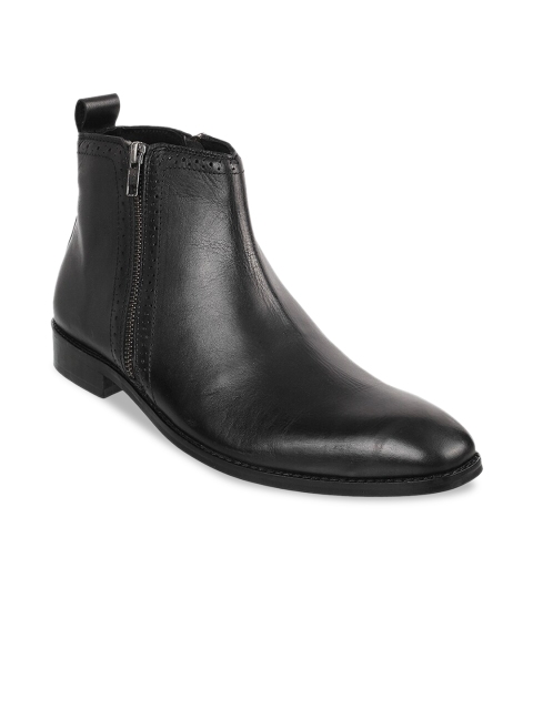 

Metro Men Black Leather Boots