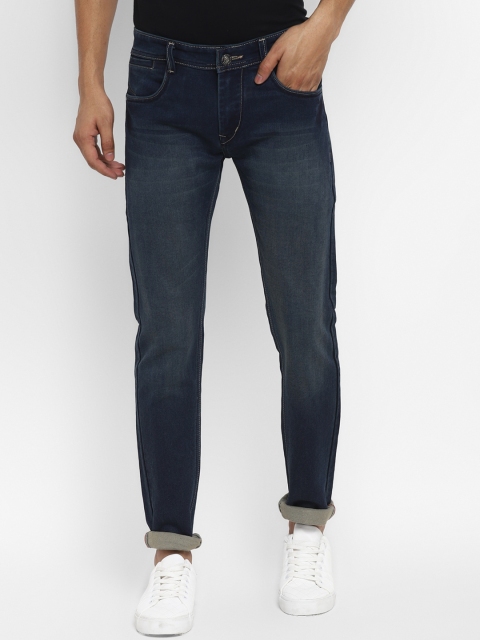 

Routeen Men Blue Slim Fit Mid-Rise Clean Look Jeans