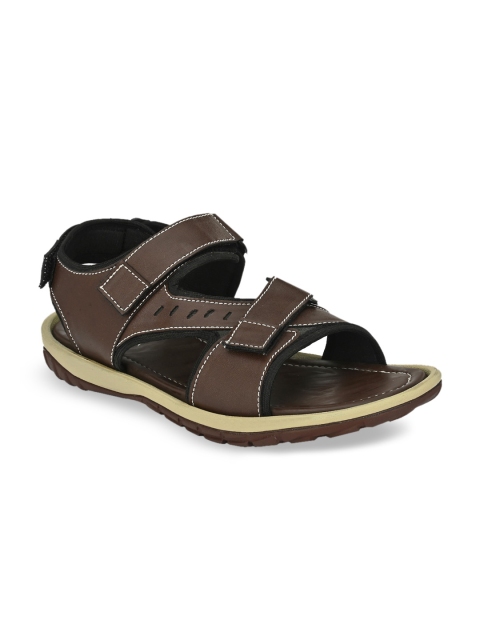 

BUCIK Men Brown Comfort Sandals