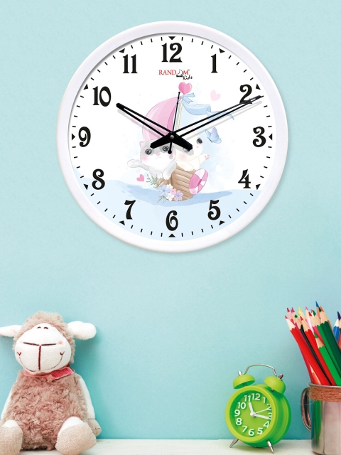 

RANDOM White Round Printed Analogue Wall Clock