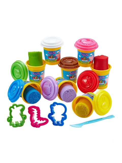 

Peppa Pig Kids Multicolour Softee Dough Playset, Multi