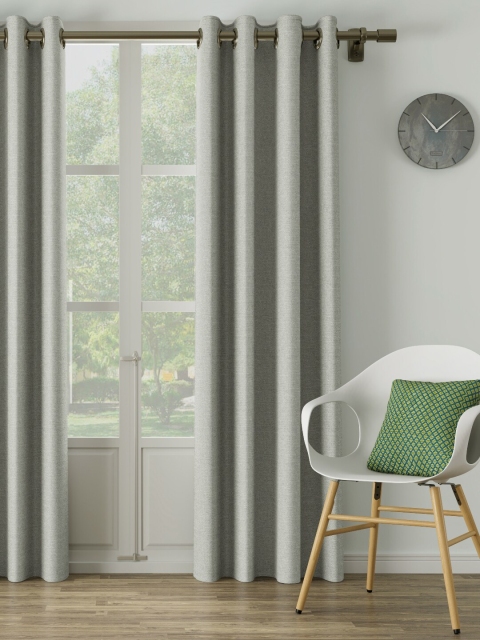

DDecor Grey Single Curtain Curtain