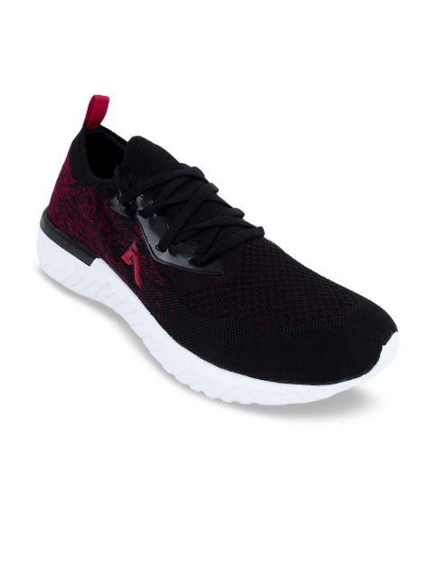 

Action Men Black & Maroon Running Shoes