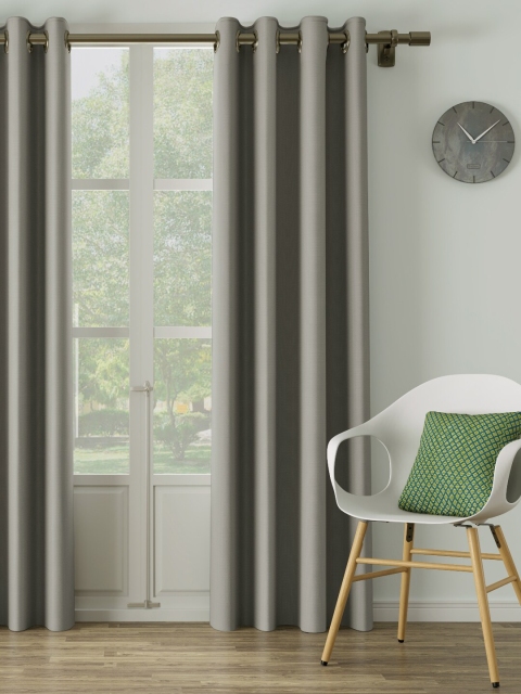 

DDecor Grey Single Curtain Curtain