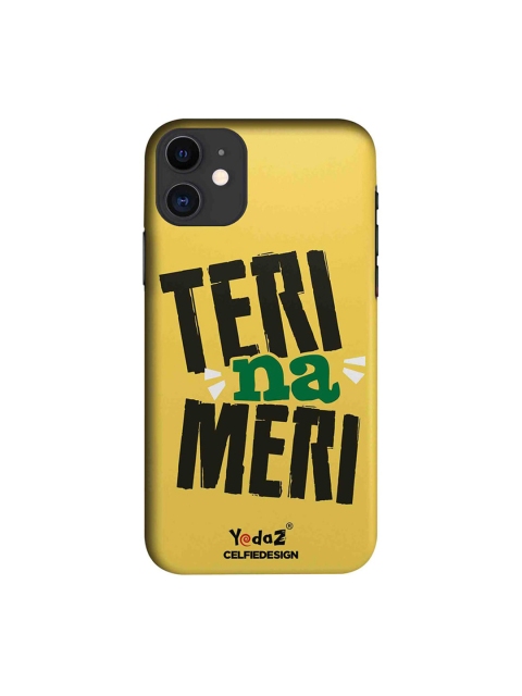 

CelfieDesign Yellow and Black Printed iPhone 11 Back Cover