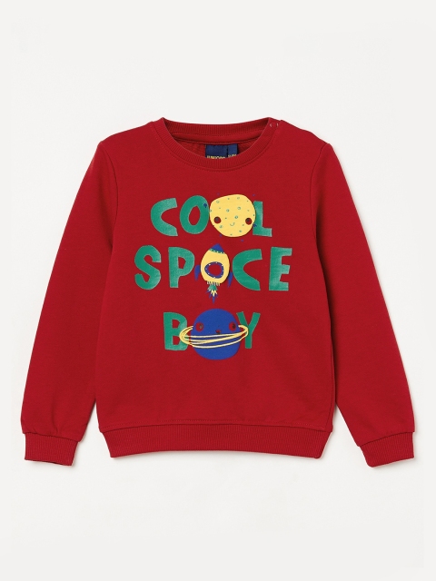 

Juniors by Lifestyle Boys Red Printed Sweatshirt