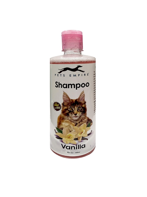 

PETS EMPIRE Naturally Organic Body Shampoo for Pets Vanilla 500 ml, Pink