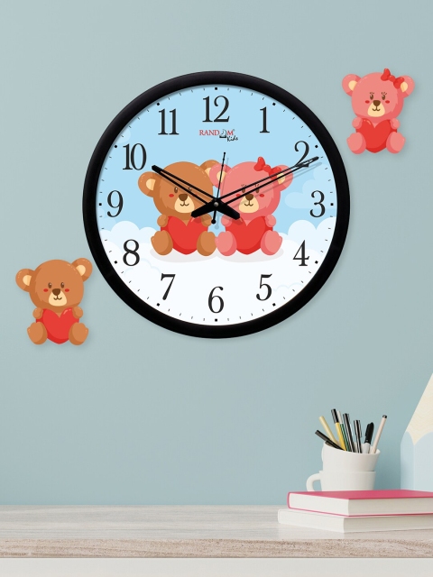 

RANDOM Blue & White Round Printed 30 cm Analogue Wall Clock