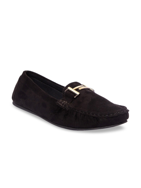 

Inc 5 Women Black Suede Loafers