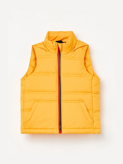 

Juniors by Lifestyle Boys Yellow Solid Puffer Jacket