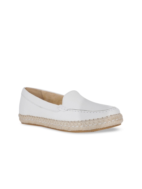 

Naturalizer Women Off-White Leather Espadrilles