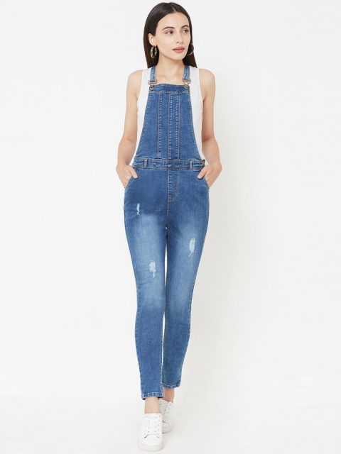 

Kraus Jeans Women Blue Denim Slim-Fit Dungarees