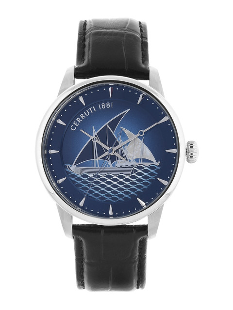 

Cerruti 1881 Men Navy Blue Analogue Watch CRA26402