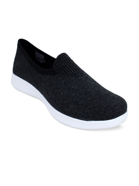 

Action Men Black Running Slip-On Sports Shoes