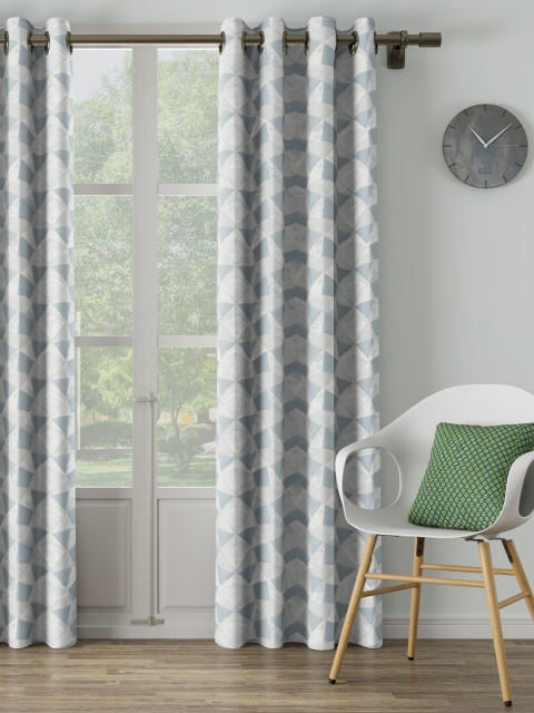

DDecor Blue Single Curtain Curtain
