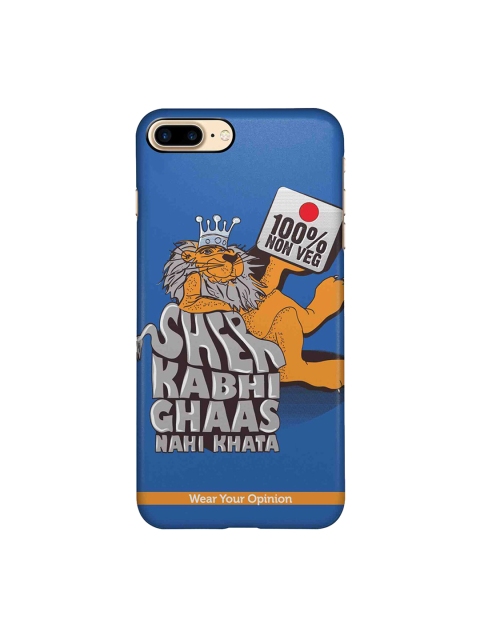 

CelfieDesign Blue & Yellow 100 Percent Nonveg iPhone 8 plus Case
