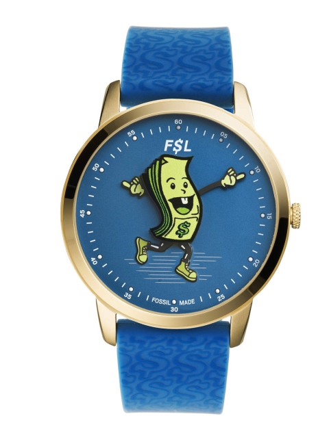 

Fossil Men Blue The Minimalist Analogue Watch LE1105