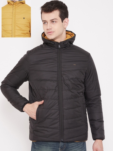 

Okane Men Black Solid Reversible Padded Jacket