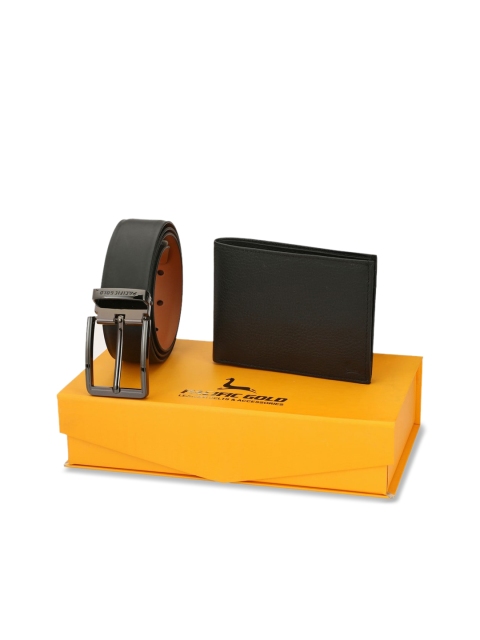 

Pacific Gold Men Black Accessory Gift Set