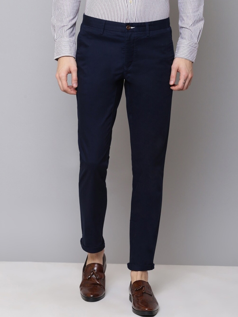 

GANT Men Navy Blue Slim Fit Solid Chinos