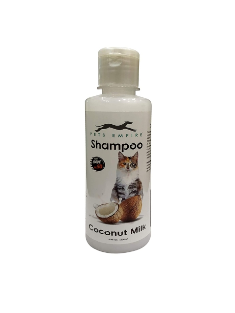 

PETS EMPIRE Naturally Organic Body Pet Shampoo 200 ml, White
