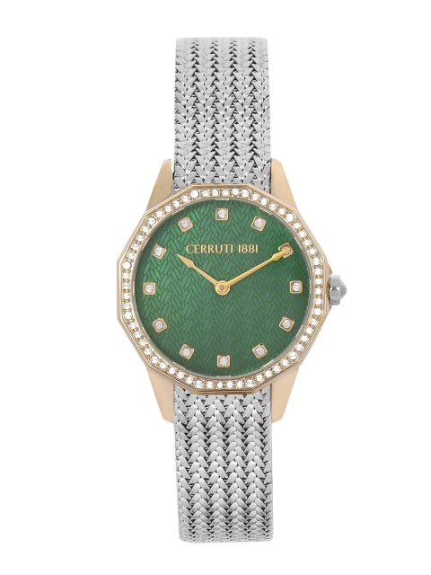 

Cerruti 1881 Women Green Analogue Watch CRM25305