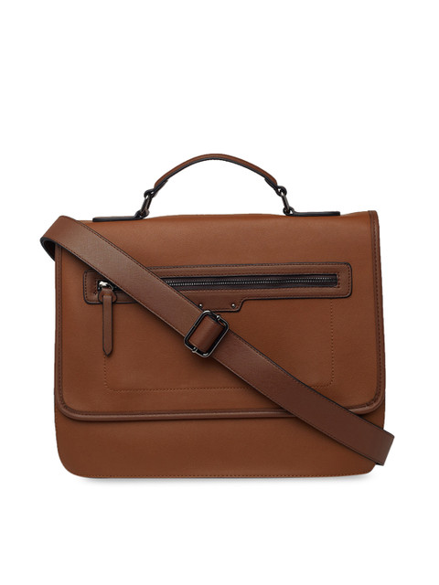 

Call It Spring Men Brown Solid Messenger Bag