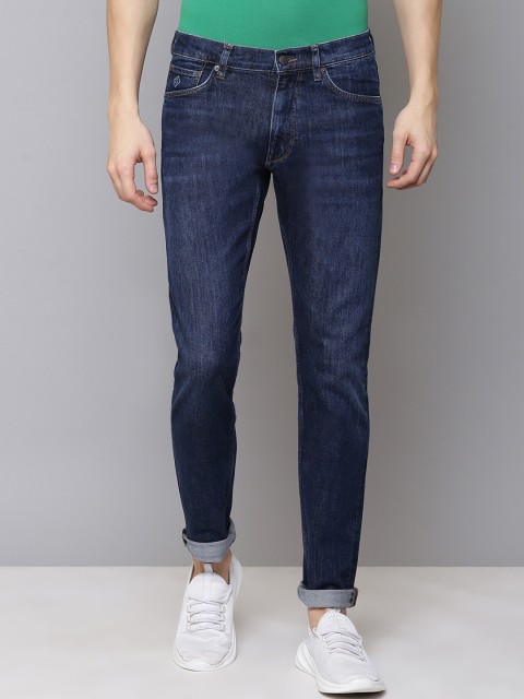 

GANT Men Navy Blue Tapered Fit Mid-Rise Clean Look Jeans
