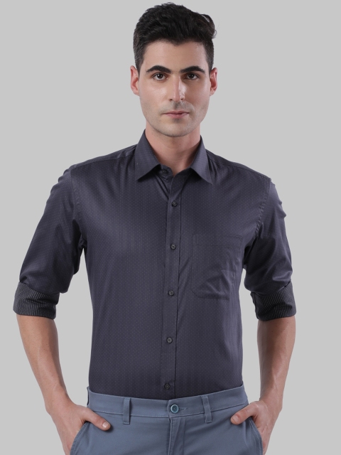 

Raymond Men Grey Regular Fit Solid Formal Shirt