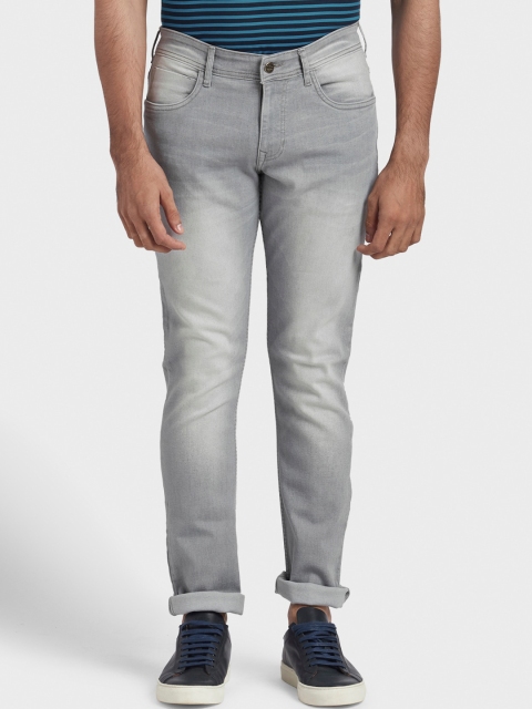 

ColorPlus Men Grey Tapered Fit Mid-Rise Clean Look Jeans