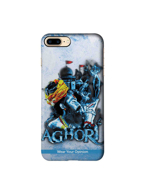 

CelfieDesign White & Blue Aghori Printed Sustainable iPhone 7 Plus Back Case