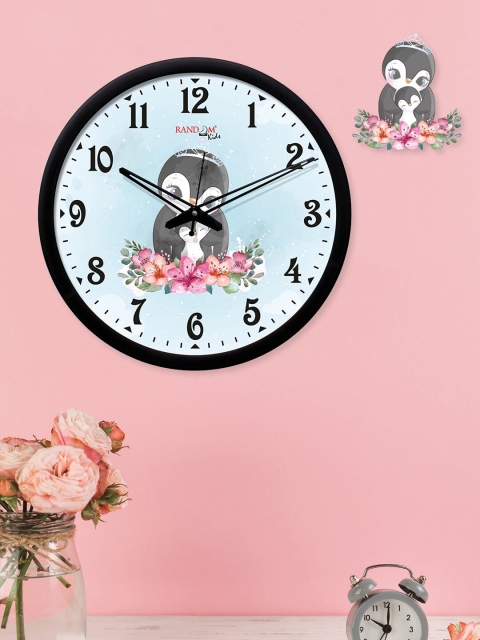 

RANDOM Blue Round Printed Analogue Wall Clock