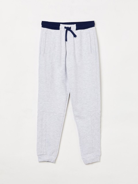 

Fame Forever by Lifestyle Boys Grey Melange Solid Straight-Fit Track Pants