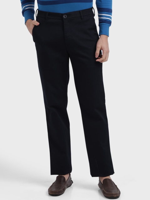 

ColorPlus Men Black Regular Fit Solid Chinos