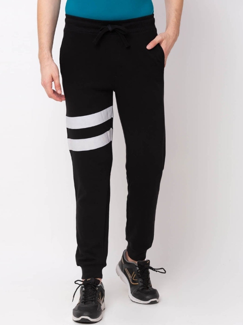 

Globus Men Black Solid Slim-Fit Joggers