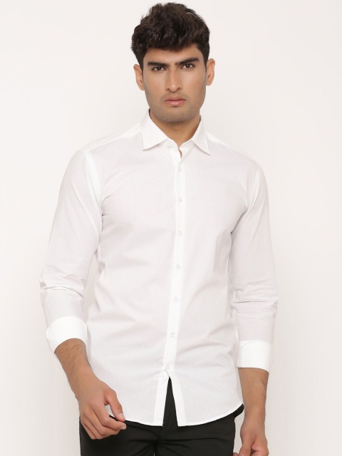 

Tistabene Men White Regular Fit Solid Casual Shirt