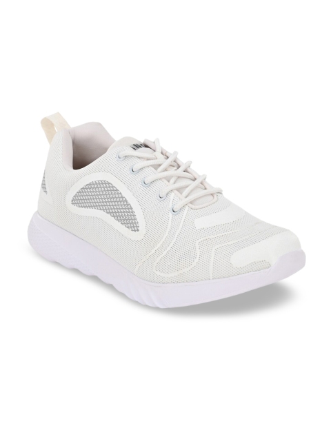 

Franco Leone Men White Running Shoes