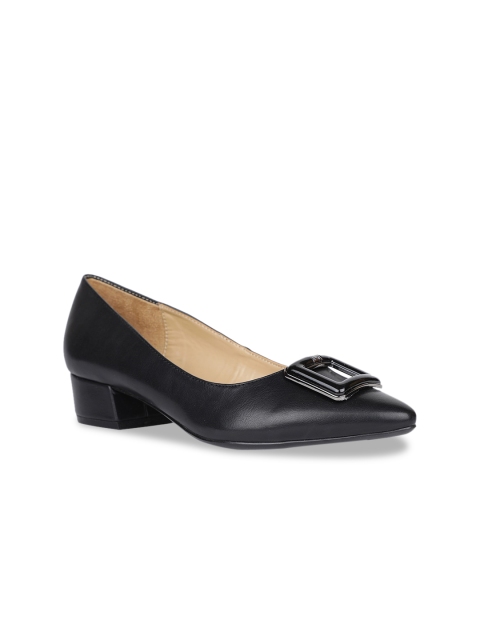 

Naturalizer Women Black Solid Pumps