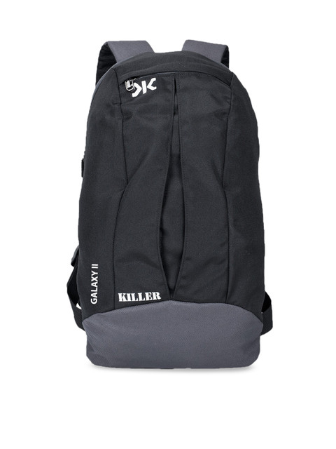 

Killer Unisex Black Solid Hiking Backpack
