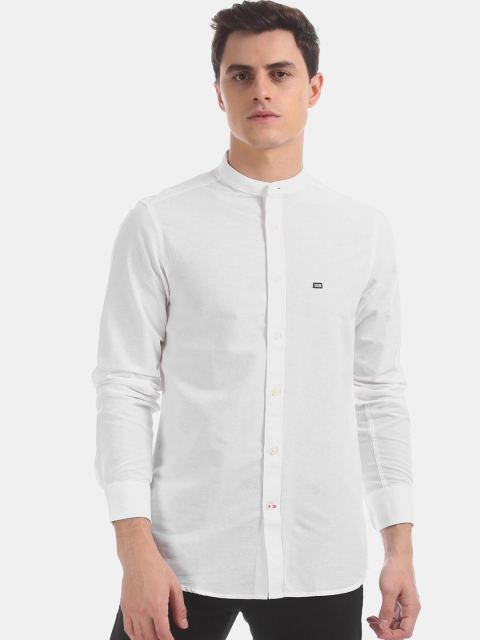 

Arrow Sport Men White Regular Fit Solid Casual Shirt