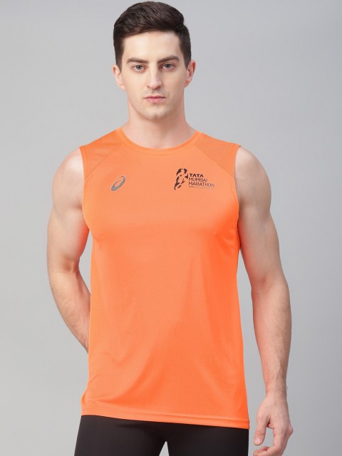 

ASICS Men Orange Mumbai Race Day Gym Vest 618A13.800.S