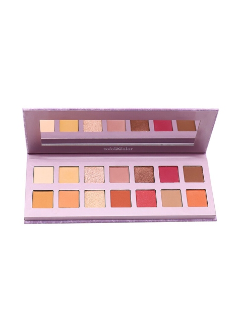 

OKALAN Multicoloured Prestige 14 Color Eyeshadow Pallete 15g, Multi