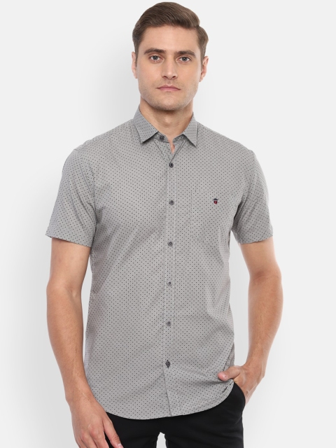 

Louis Philippe Sport Men Grey Slim Fit Printed Casual Shirt