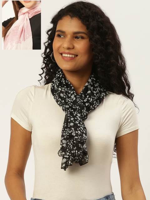 

Trend Arrest Women Pack of 2 Printed Scarves, Multi