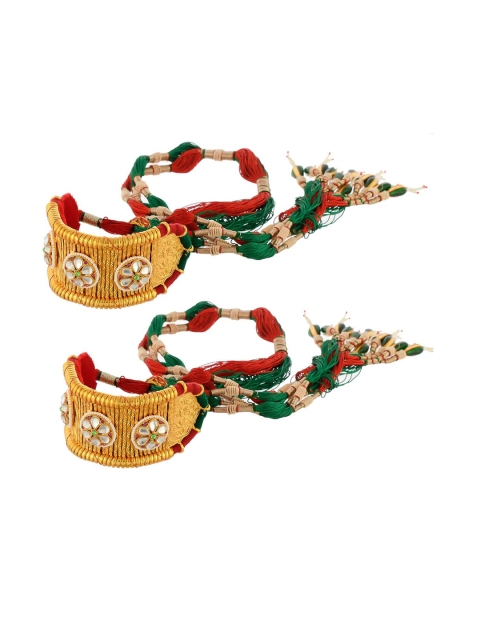 

Imittire Traditional Rajputi Gold-Plated Handcrafted Armlet