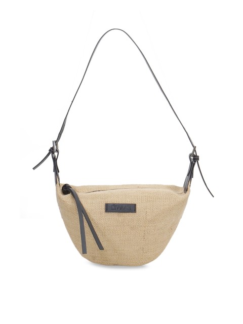 

Diwaah Beige Solid Shoulder Bag