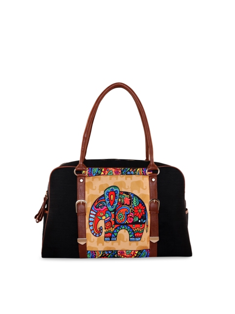 

All Things Sundar Multicoloured Printed Handheld Bag, Multi