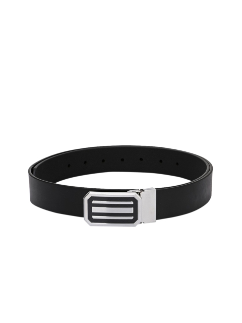 

Pacific Gold Men Black Solid Genuine Leather Belt